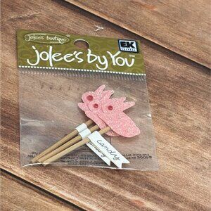 JOLEES BOUTIQUE JJCB007A BUNNY LOLLIPOP STICKER COLLAGE EMBELLISHMENT EASTER